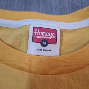HOMAGE Golden Tee with White Trim
